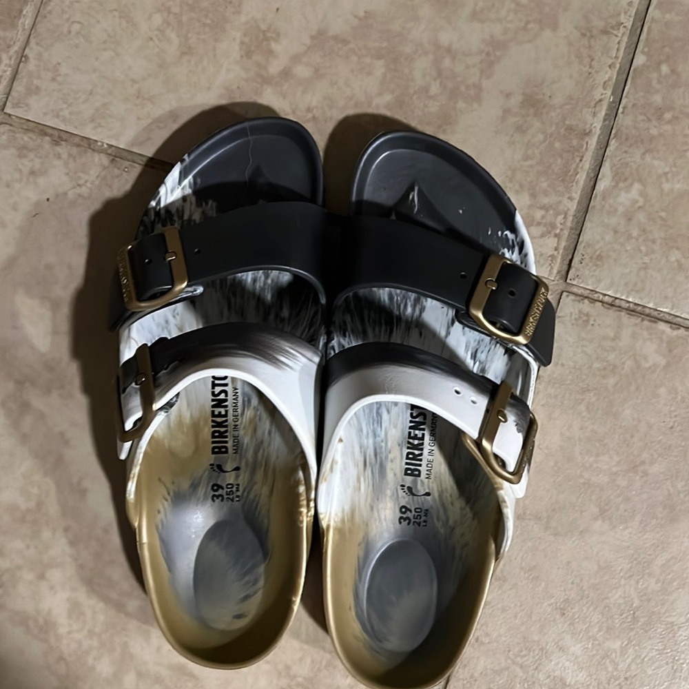 Birkenstock sandals. Unique style